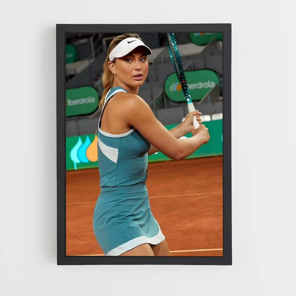 Poster Paula badosa raquette – affiche Tennis (vue 2)